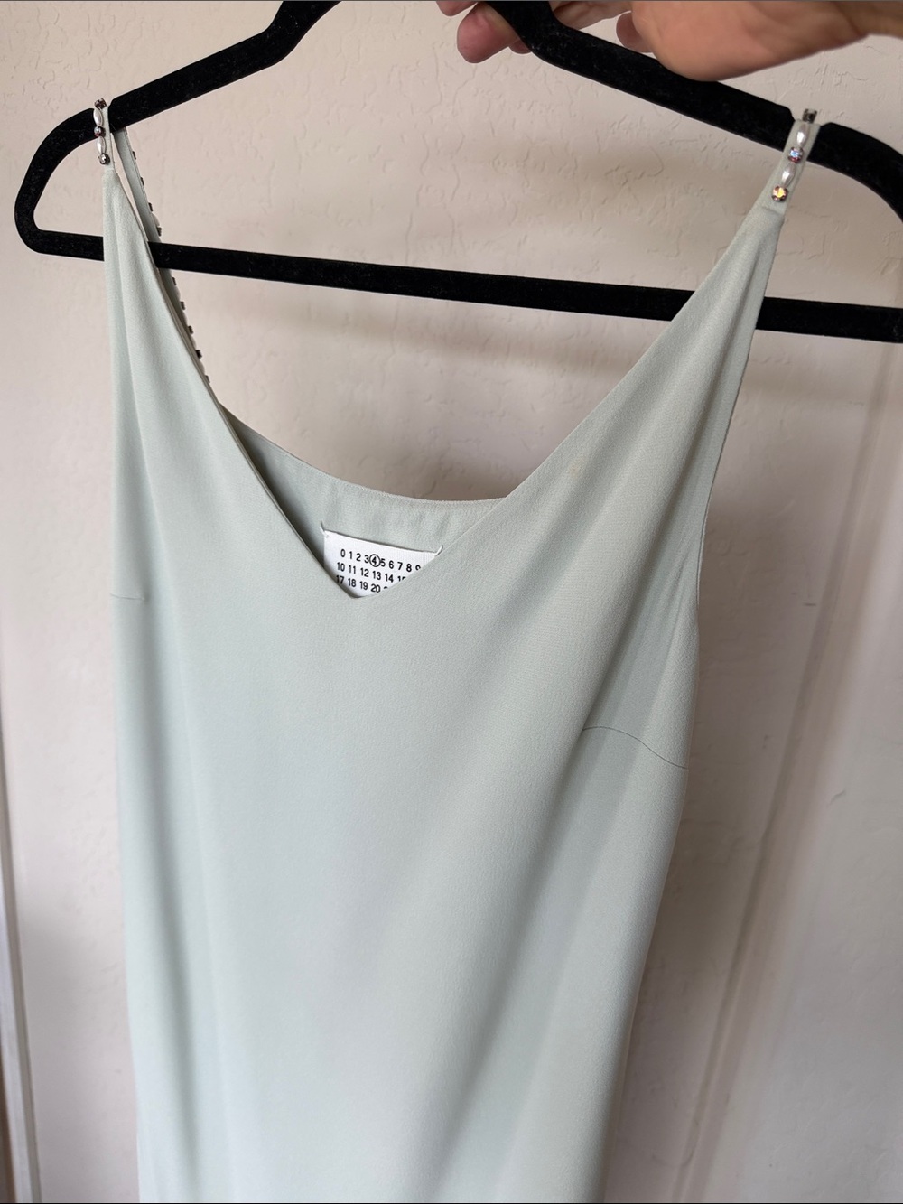 Maison Martin Margiela Light Sage Slip Dress - Picture 9 of 16